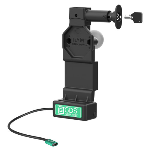 GDS® Uni-Conn™ Locking Dock with Release Button | RAM-GDS-DOCKL-U4CPU
