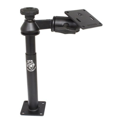 RAM® Tele-Pole™ with 8" & 9" Poles, Swing Arm & 75x75mm VESA Plate | RAM-VP-SW2-89-2461