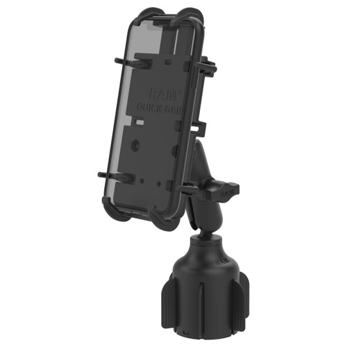 RAM® Quick-Grip™ XL Phone Mount with Stubby™ Cup Holder Base | RAP-B-299-4-PD4U