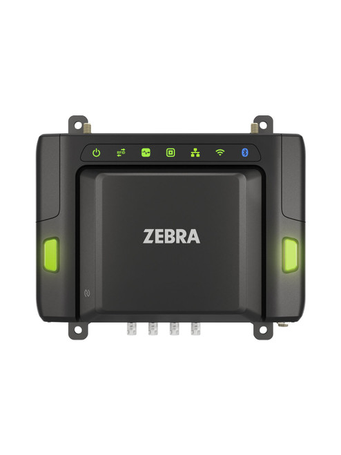 Zebra FXR60 Premium fixed RFID reader with integrated antenna and light stack, front