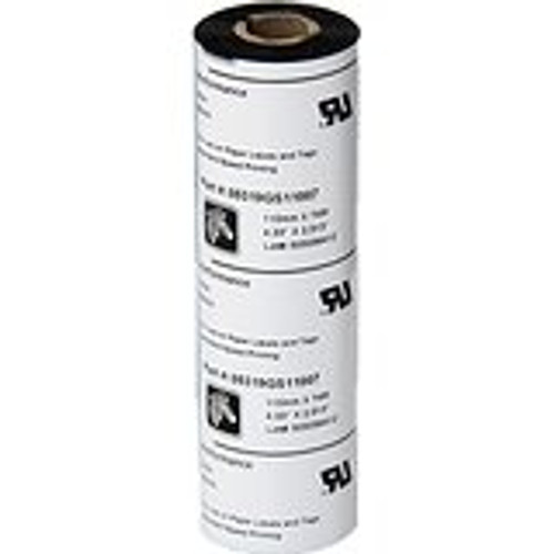 Wax Ribbon, 64mmx70m (2.52inx229ft), 6000; Standard, 12mm (0.5in) core, 48/box | 06000GS06407