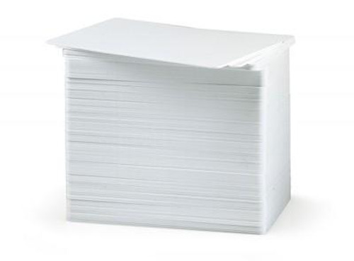 Zebra white PVC 20mil cards (500 per box) | 104523-125