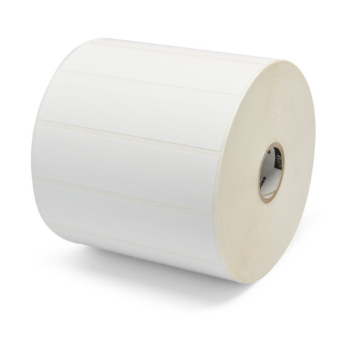 Label, Paper, 4x1in (101.6x25.4mm); DT, Z-Perform 2000D, Value Coated, All-Temp Adhesive, 1in (25.4mm) core, 2340/roll, 6/box, Plain | 10015783