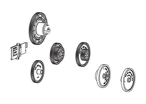 Kit, Drive Gears, for all ZT111, ZT211, ZT231 printers and only ZT210, ZT220 & ZT230 printers with serial numbers greater than 52J141101521 | P1037974-061