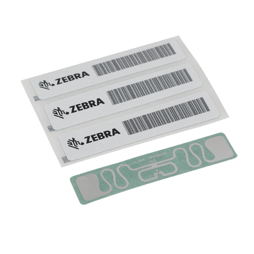 Zebra RFID Advanced Labels 4 X 3 Paper  Z-Perform 1500T DogBone w/ Monza r6-P