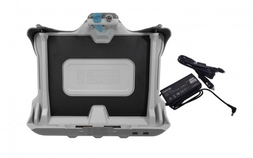 KIT: Getac K120 NO RF TABLET docking station (7160-1084-00) and Getac 120W power adapter (#17057) - 7170-0694-00