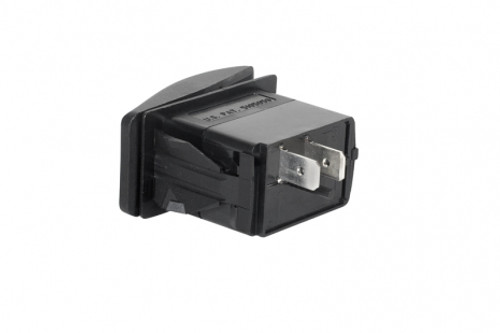 Rocker switch (momentary ON/OFF) - 2 contacts (input and output) - 7160-0540