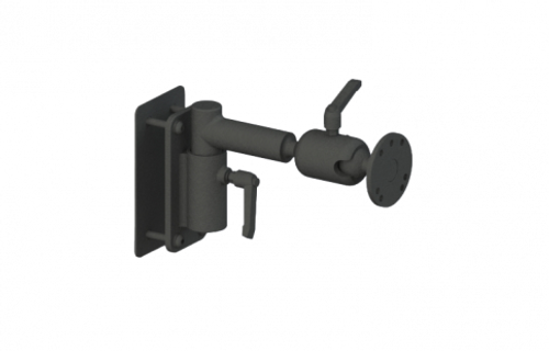 Designed for almost any commercial semi-truck, this mount is built with versatility and durability in mind. It features multiple pivot points that allow you to place your device at a comfortable viewing angle. The mount can also be locked into position, making the solution easy to use. - 7160-1132
