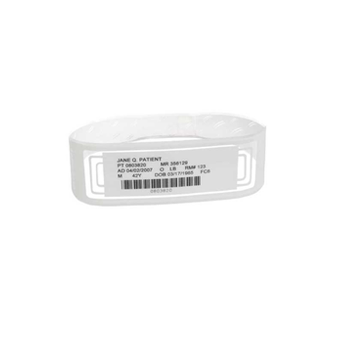 LB2-ADULT-WL3-BLU - Wristband, Polyester, 3.25 x 1in label area, OmniBand, Adhesive Closure, Adult, Blue, 1,000/case