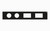 1.5″ Rocker Switch and AUX 12V Power Outlet Filler Panel