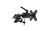 Zirkona Screw Clamp, Large 2-Down with Brake, and VESA 75mm Device Plate