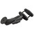 RAM® 2.5" Square Post Clamp Mount with Round AMPS Plate - Medium Arm | RAM-101U-247-25