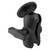 RAM® Double Socket Arm with Round Ball Plate - C Size Short | RAM-103U-B