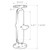 RAM® Universal Double Ball Mount with Two Round Plates - B Size Long | RAM-B-101U-C