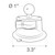 RAM® Twist-Lock™ Suction Cup Base with Ball | RAM-B-224-1U