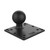 RAM® Steel Reinforced 100x100mm VESA Plate with Ball - D Size | RAM-D-246U-IN1