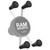 RAM® X-Grip® Rubber Cap 4-Pack Replacement | RAP-UN-CAP-4U