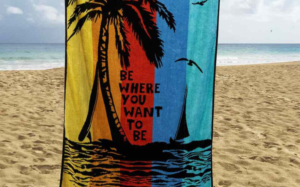 Urban unique beach towels: add colour before summer