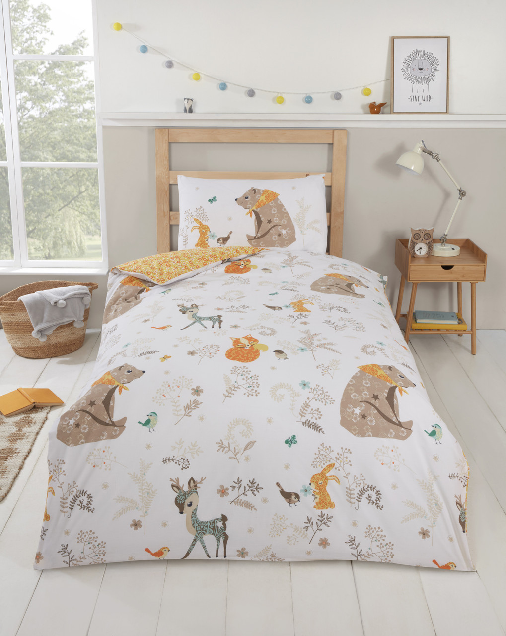 Woodland Friends Duvet Set Rapport Home