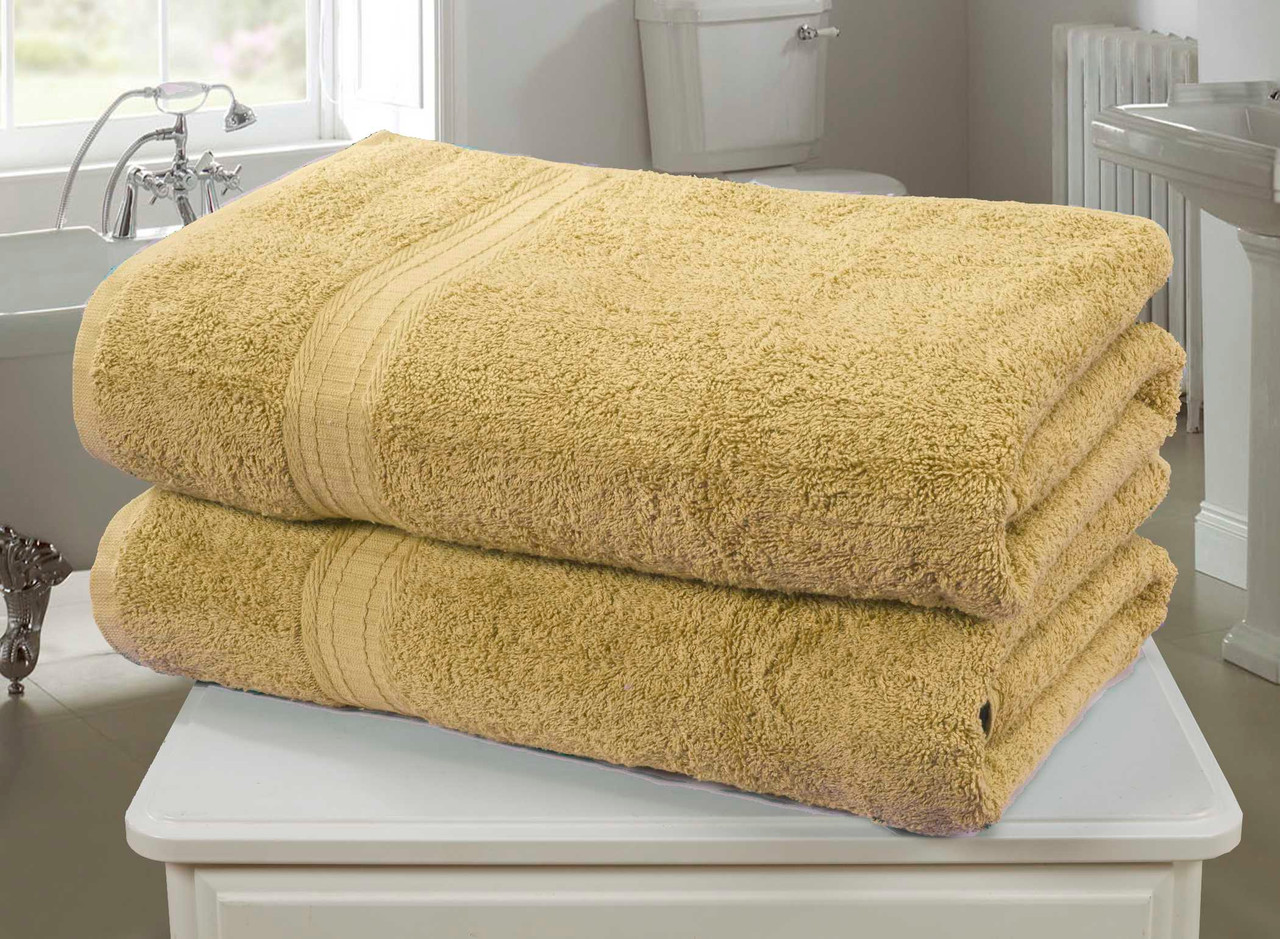 Royal Velvet 2 Piece Bath Towel Bale Ochre