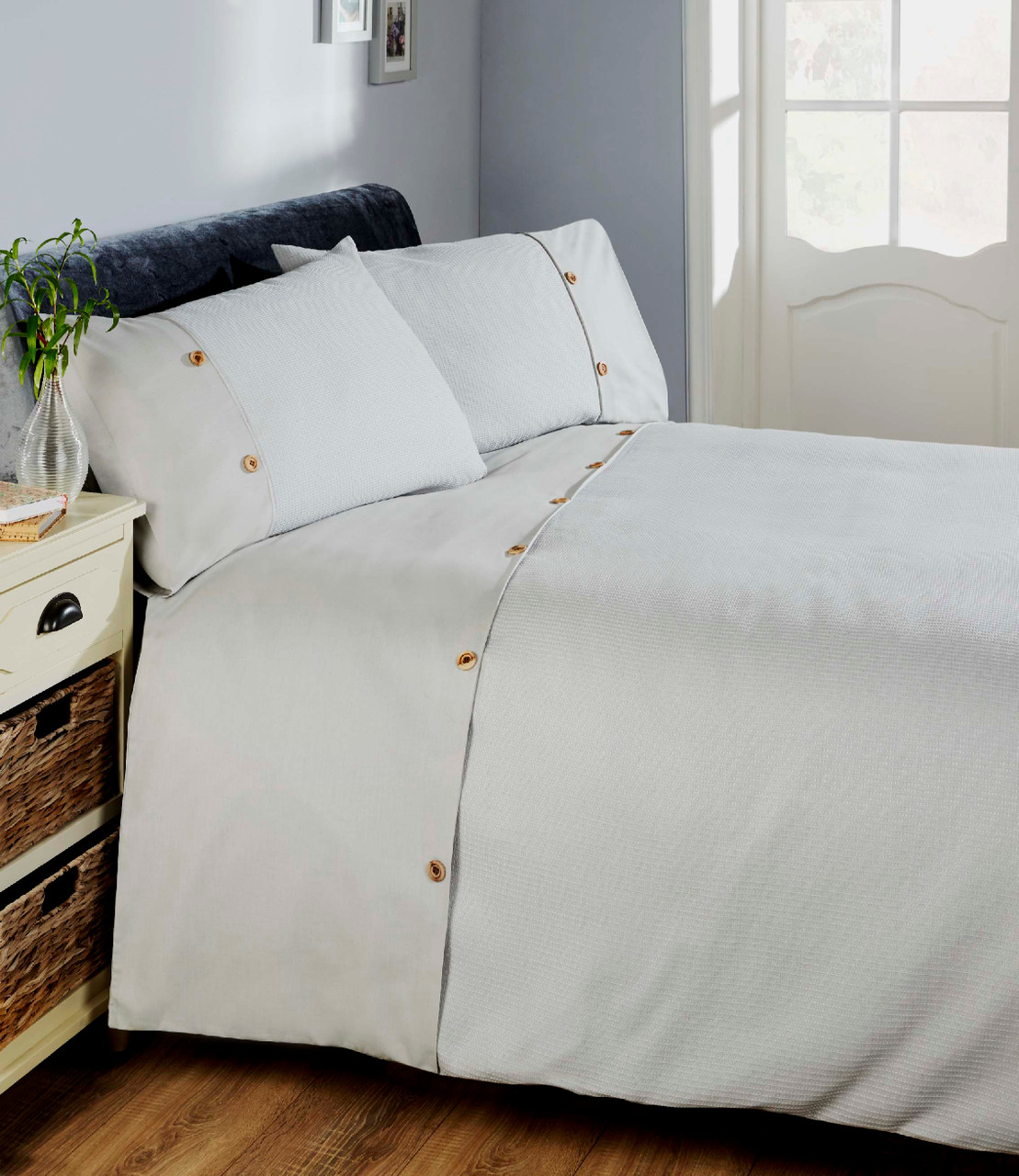 Waffle Duvet Set Rapport Home
