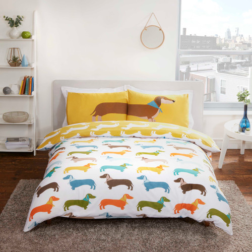 Sausage Dog Duvet Set