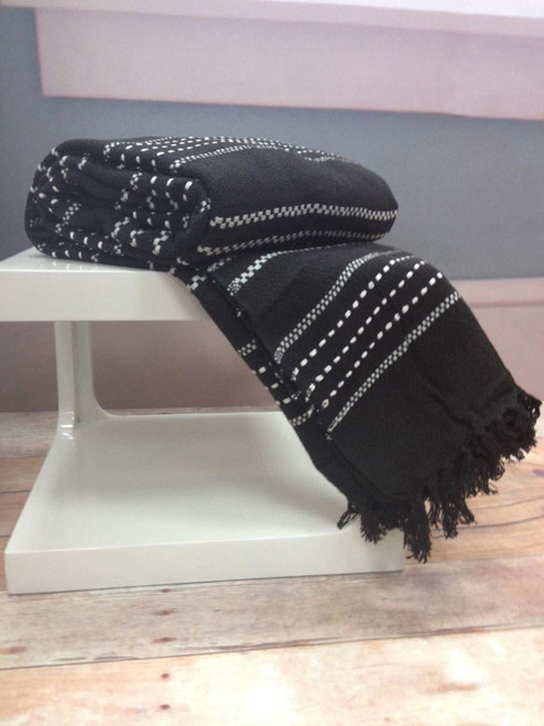 Stitch Stripe Throw