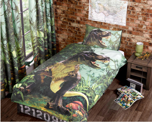 T Rex Curtains 66X72 Multi