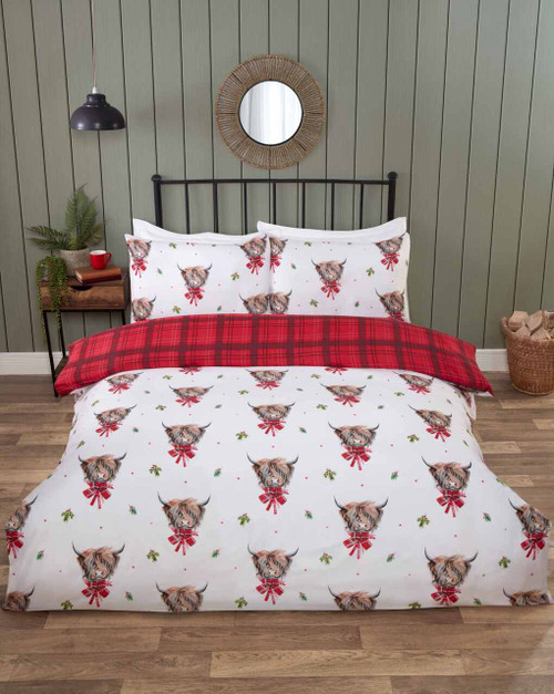 Fergus Highland Cow Duvet Set