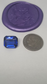 Violet Blue Emerald AAA Natural Tanzanite 6.50 Carats