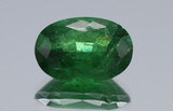 Vivid Green Oval Tsavorite 3.41 Carats