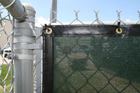 Privacy Screen - Finished Panel with Grommets - 68"H x 50'L Privacy Screen - Finished Panel with Grommets - 68"H x 50'L