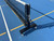 end post of a portable pickleball net