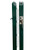 One pair of green powder coated Spartan Titan Pro Square Pickleball Net Posts