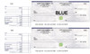 Manual Two-to-a-Page Business Cheques - High  Security Features
