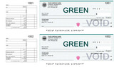 Manual Two-to-a-Page Business Cheques - High Security Features