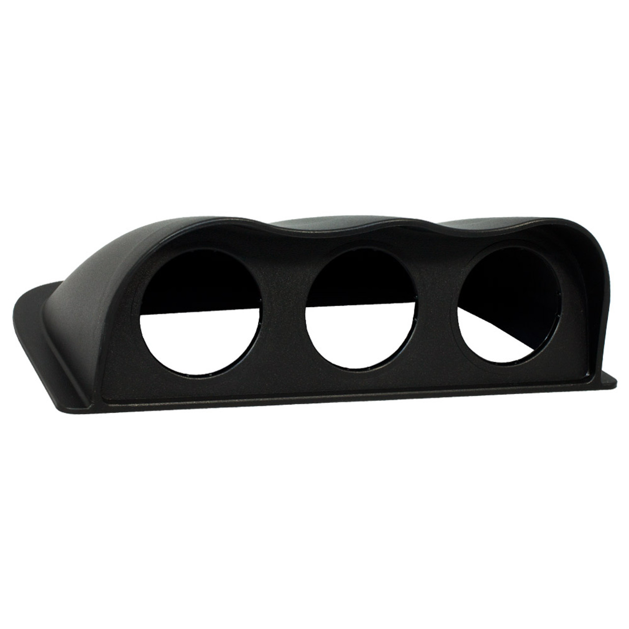 52mm Universal Triple Gauge Console Dashboard Pod with Dome Lip
