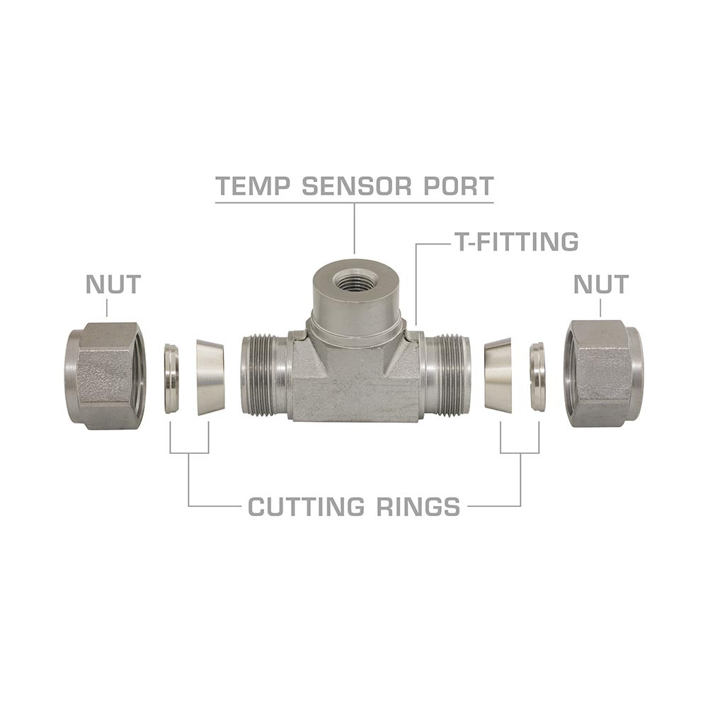MaxTow GM Duramax Allison 1000 Transmission Cooler Feed Line TFitting