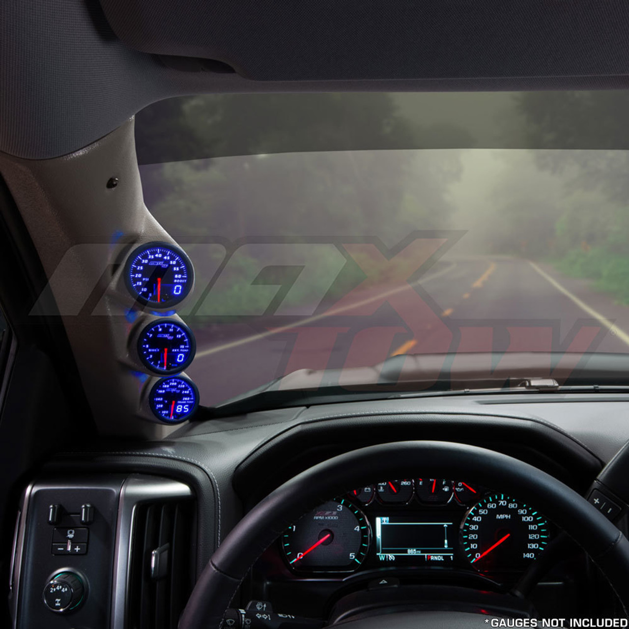 20142019 Chevrolet Silverado Duramax Tan Triple Pillar Pod