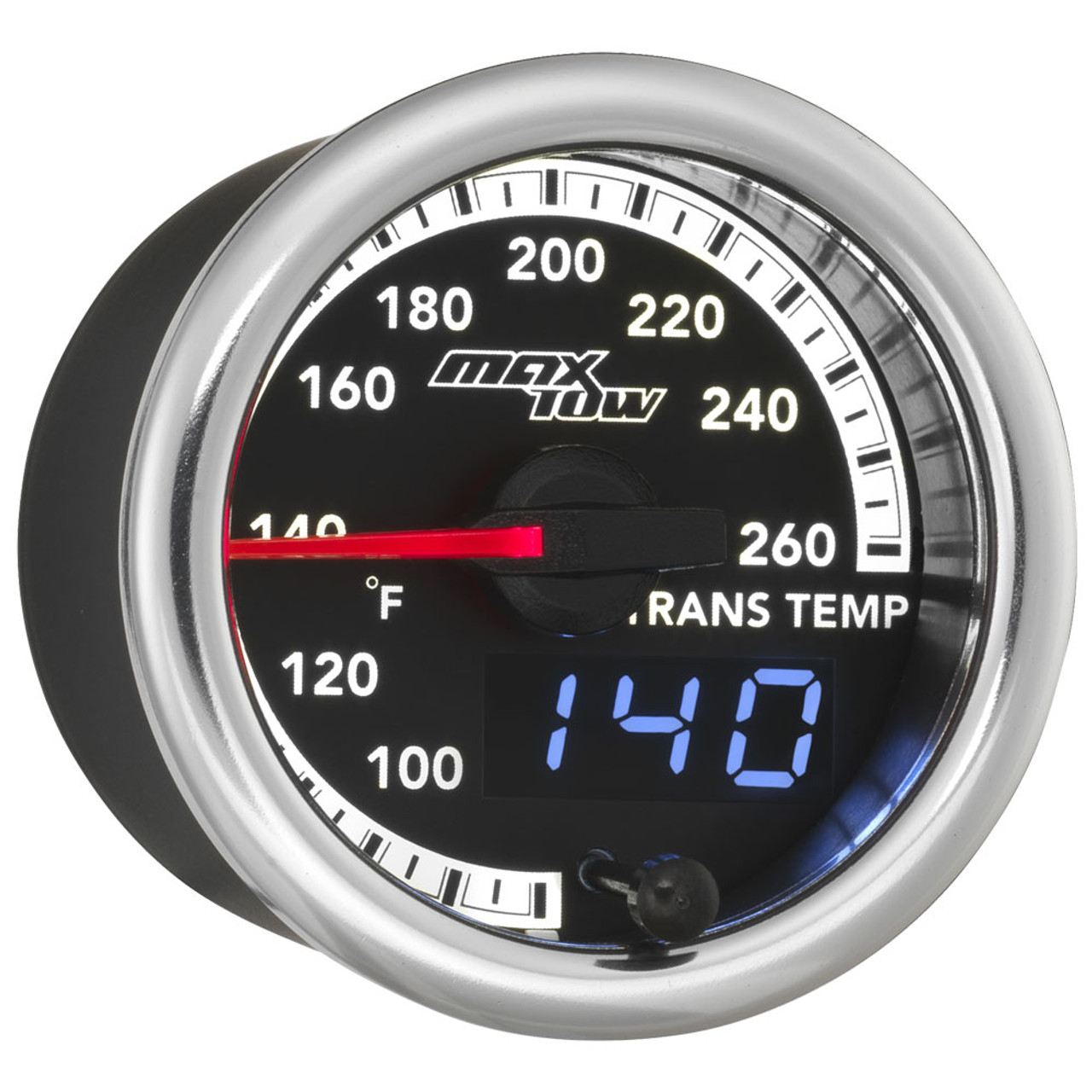  Water Temperature Gauge- Waterproof Electrical White LED  Performance Series 52mm (2 1/16) : Automotive