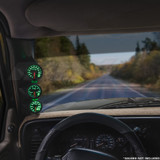 Black Triple Pillar Gauge Pod for 1994-1997 Dodge Ram Cummins Black Triple Pillar Gauge Pod for 1994-1997 Dodge Ram Cummins