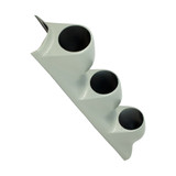 Universal Gray Triple Pillar Gauge Pod  Universal Gray Triple Pillar Gauge Pod