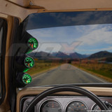 Black Triple Pillar Gauge Pod for 1986-1993 Dodge Ram First Gen Cummins Black Triple Pillar Gauge Pod for 1986-1993 Dodge Ram First Gen Cummins