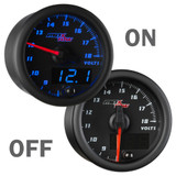 Black and Blue MaxTow Double Vision Voltmeter
