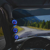 Blue MaxTow Triple Gauge Package for 1992-1997 Ford F-Series Blue MaxTow Triple Gauge Package for 1992-1997 Ford F-Series