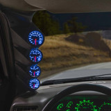 Blue MaxTow Quad Gauge Package for 1992-1997 Ford F-Series Blue MaxTow Quad Gauge Package for 1992-1997 Ford F-Series