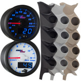 1999-2007 Ford Super Duty Power Stroke Custom Quad Gauge Package 1999-2007 Ford Super Duty Power Stroke Custom Quad Gauge Package