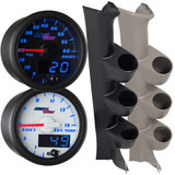 2008-2010 Ford Super Duty Power Stroke Blue MaxTow Custom Gauge Package