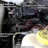Fuel Rail Pressure Sensor Pigtail Harness Installation Fuel Rail Pressure Sensor Pigtail Harness Installation
