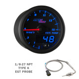 Black & Blue MaxTow 1500° F Exhaust Gas Temperature Gauge with 1/8-27 NPT Type K EGT Probe Black & Blue MaxTow 1500° F Exhaust Gas Temperature Gauge with 1/8-27 NPT Type K EGT Probe